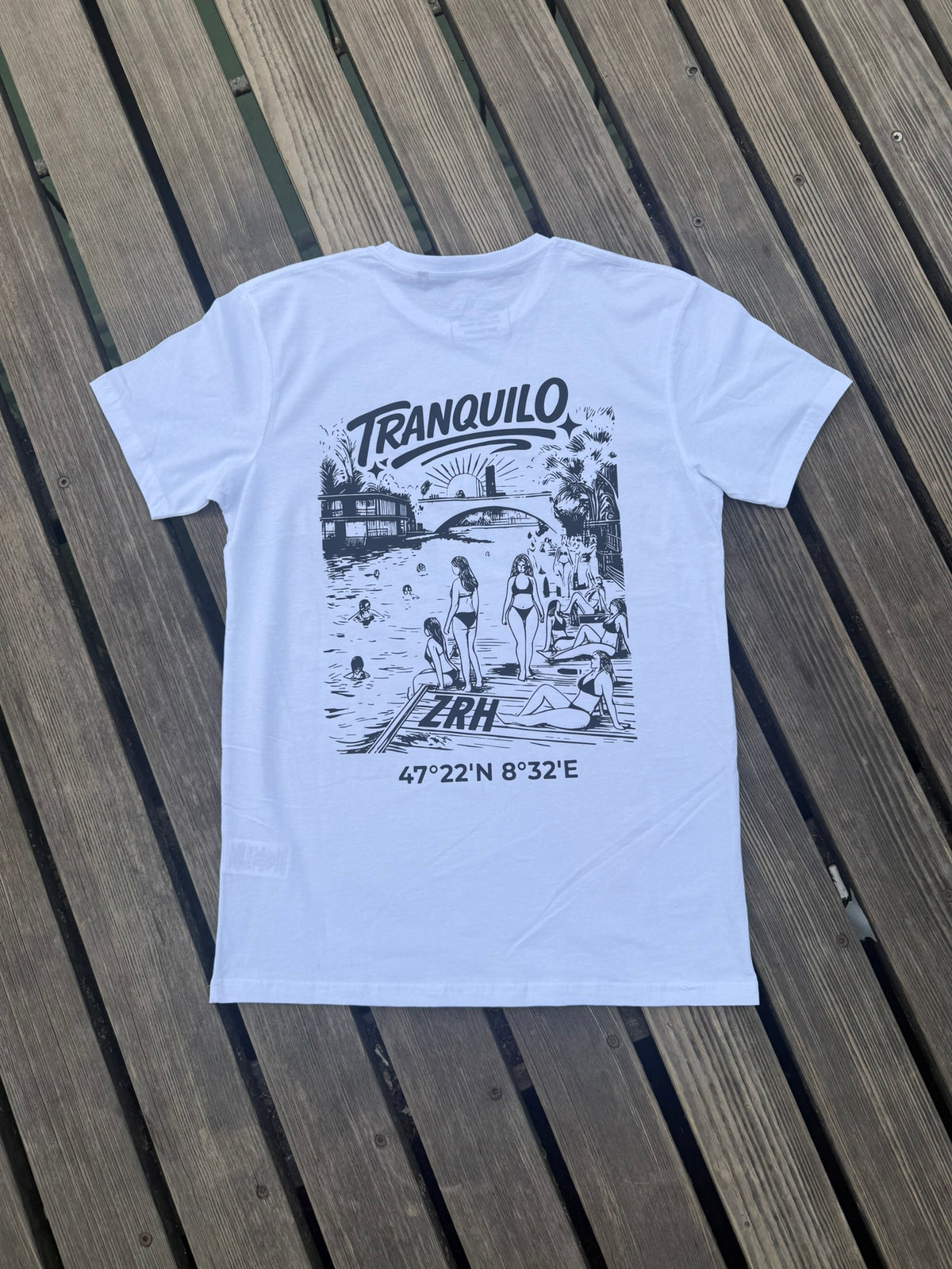 TRANQUILO ZRH – Letten T-Shirt (Weiss)