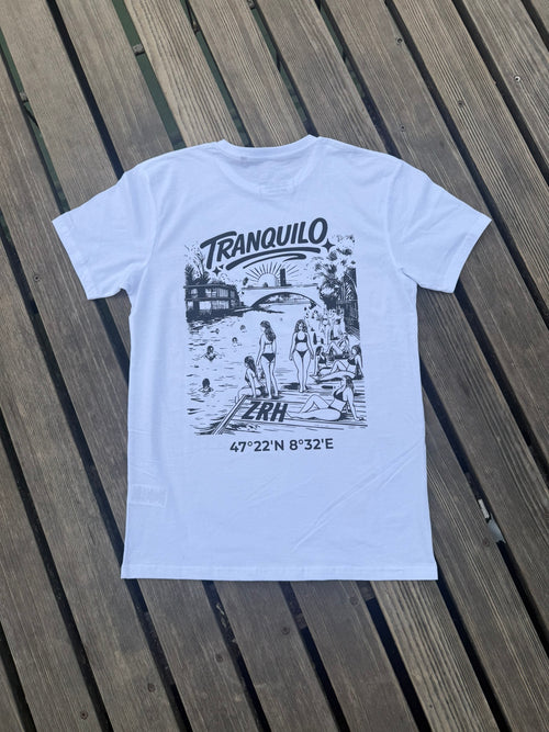TRANQUILO ZRH – Letten T-Shirt (Weiss)